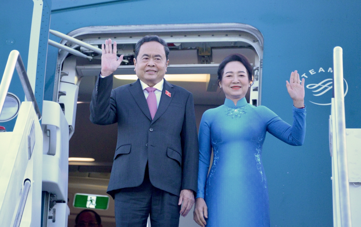 Ketua MN Tran Thanh Man Tiba di Roma, Memulai Kunjungan Remsi ke Republik Italia